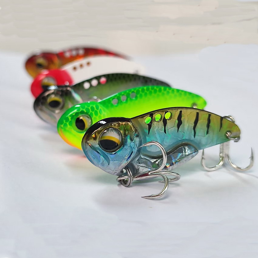 Fishing Lure Spoon - 6個入り メタルVIBフィッシングルアー 7.3g 10g 14g 20g