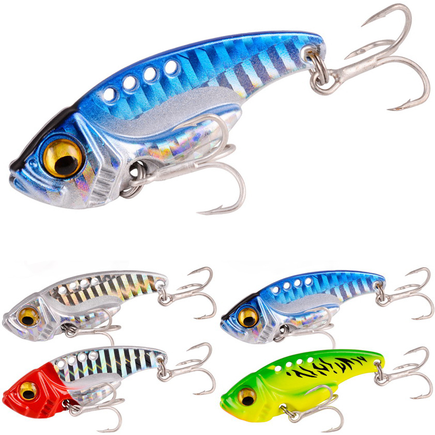 6ピース/ロット7/10/15/20グラムハードメタルvib - Fishing Lure Spoon のレビューと価格