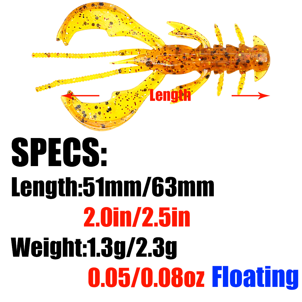 プラスチック製のソフトフィッシングルアー,ピニオンベイト,5 - Fishing Lure Soft Plastic のレビューと価格