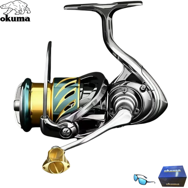 OKUMA 1000-7000 オールメタルスピニングリール - Kastking Reel Zephyr のレビューと価格