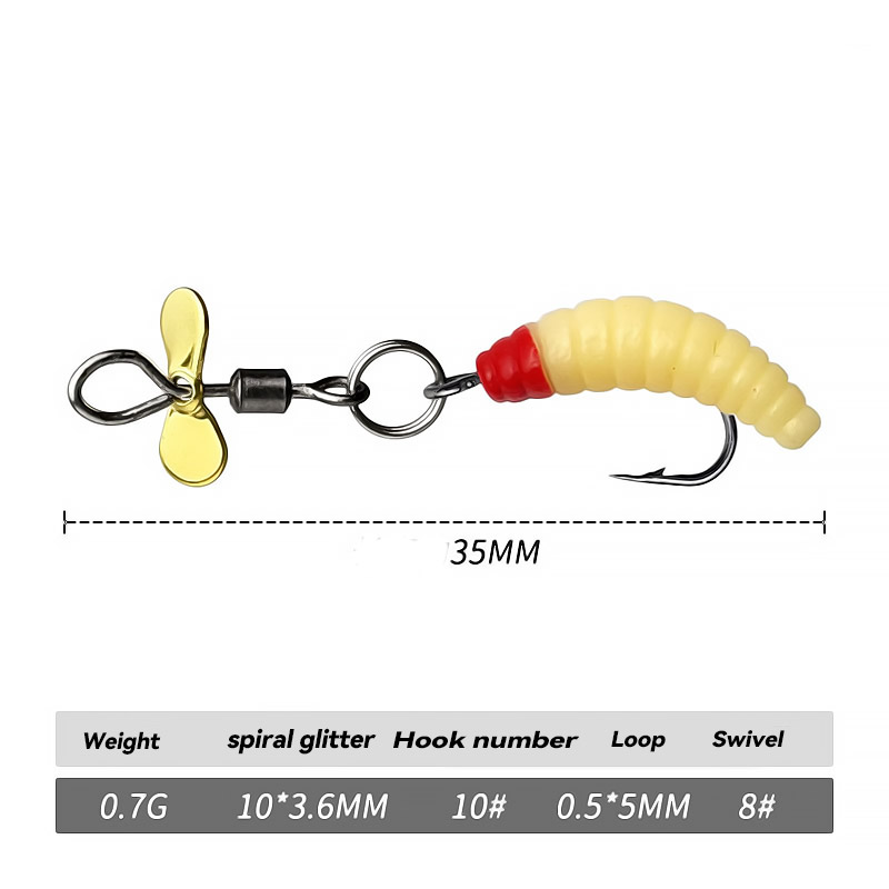 5 個バズーカ釣りルアー鯉プロペラワームスピナースピニング餌 - Fishing Lure Blade Bait のレビューと価格