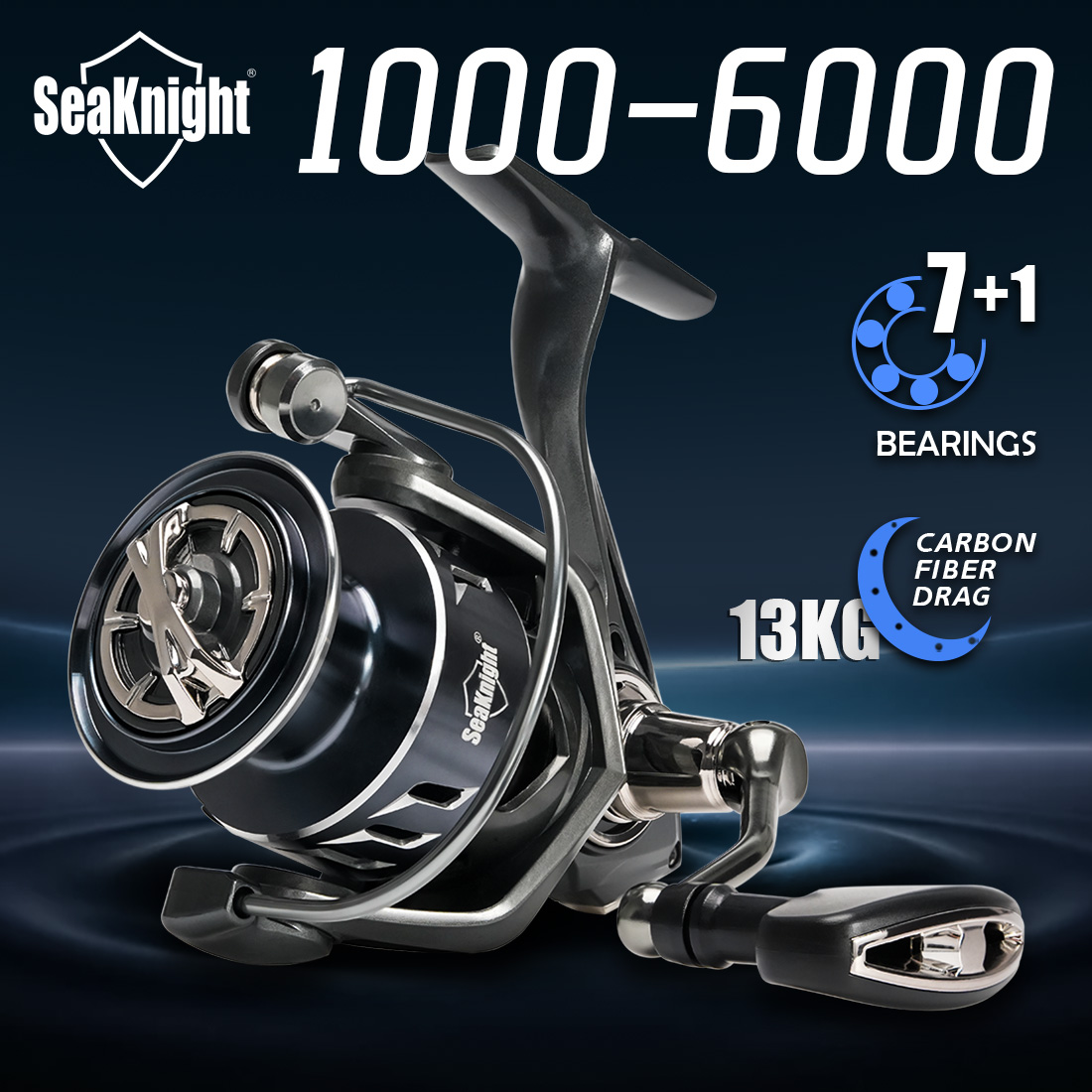 SeaKnightブランド SANGEシリーズ 1000-6 - Kastking Reel Zephyr のレビューと価格