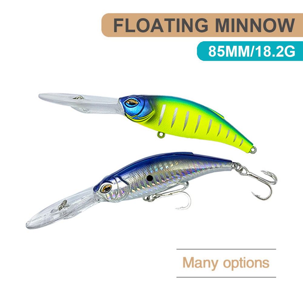 8.5 センチメートル 18.2 グラム釣りルアーフローティ - Fishing Lure Jerkbait のレビューと価格